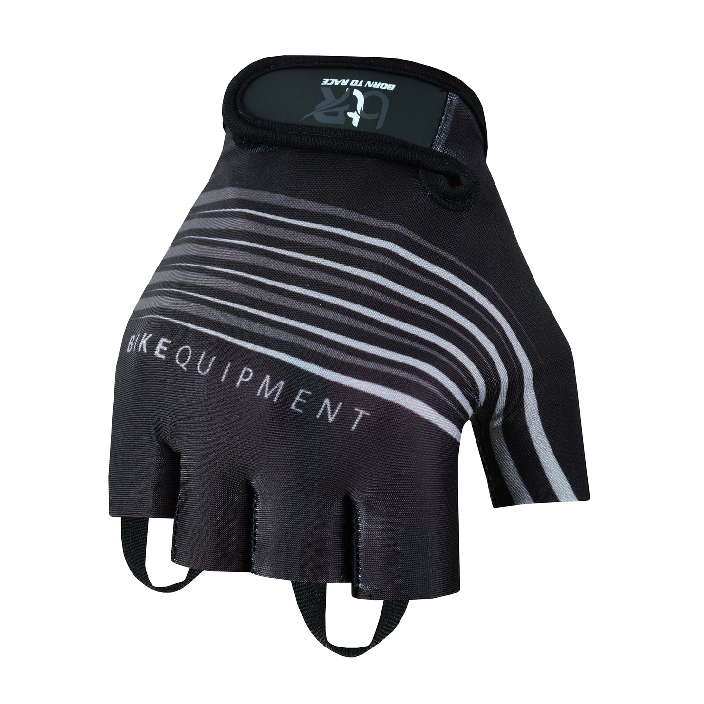 Cycling Gloves Padded Half Finger Dot Polyester Fabric Palm Light Weight Fingerless Gloves