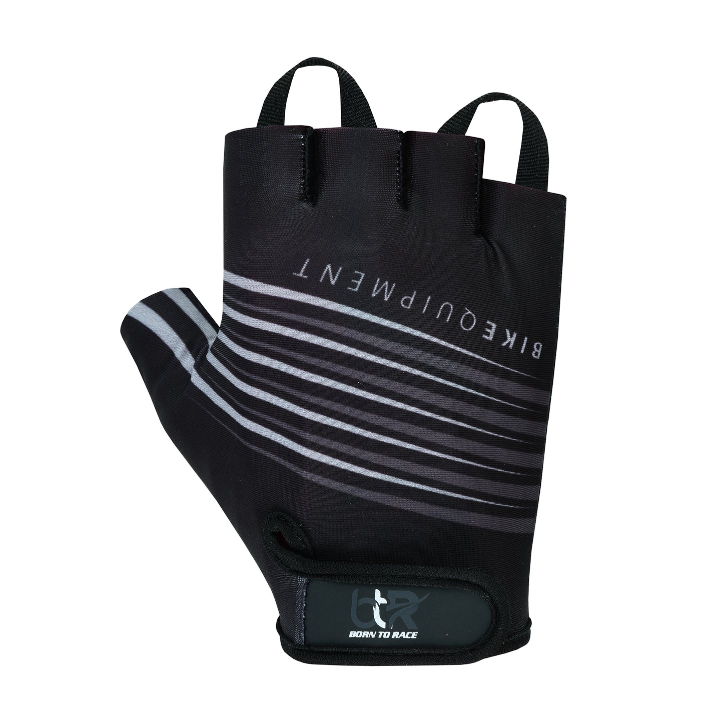 Cycling Gloves Padded Half Finger Dot Polyester Fabric Palm Light Weight Fingerless Gloves