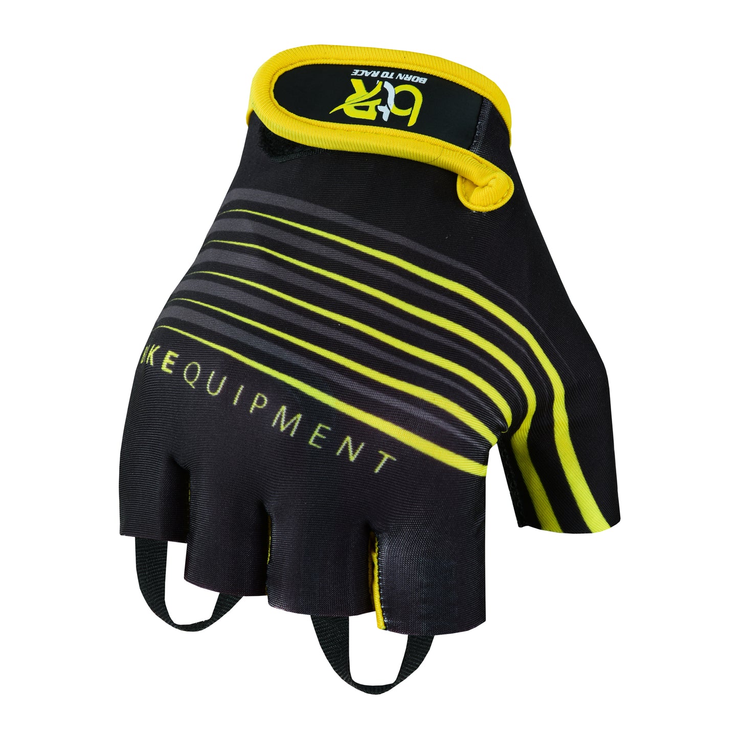 Cycling Gloves Padded Half Finger Dot Polyester Fabric Palm Light Weight Fingerless Gloves