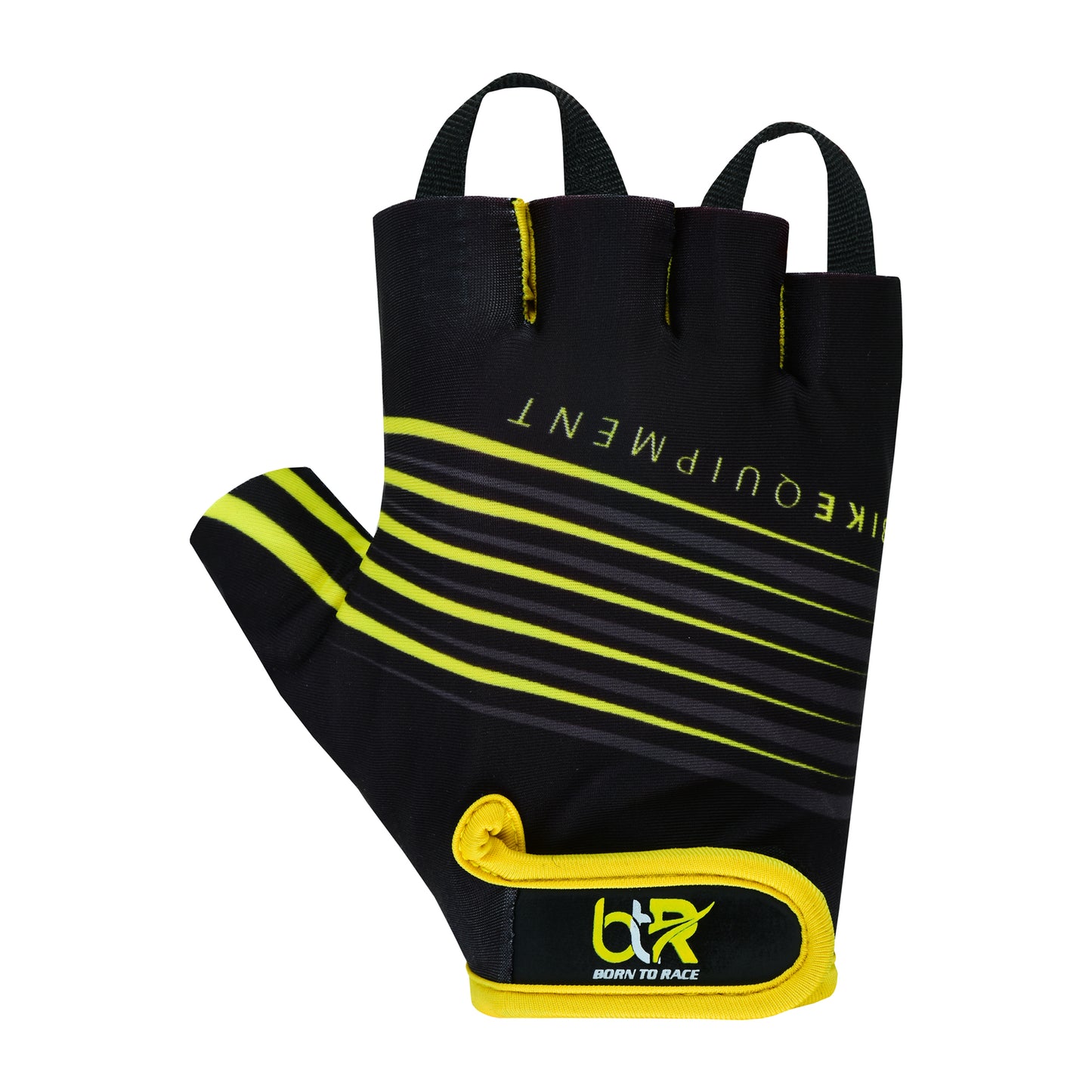 Cycling Gloves Padded Half Finger Dot Polyester Fabric Palm Light Weight Fingerless Gloves