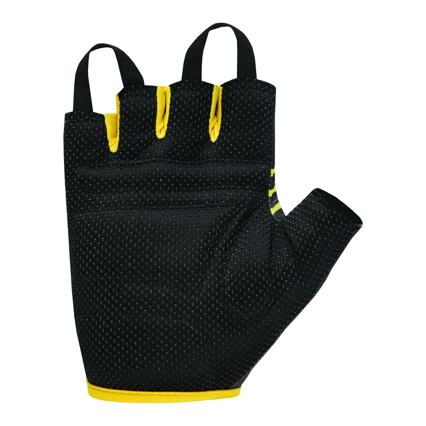 Cycling Gloves Padded Half Finger Dot Polyester Fabric Palm Light Weight Fingerless Gloves