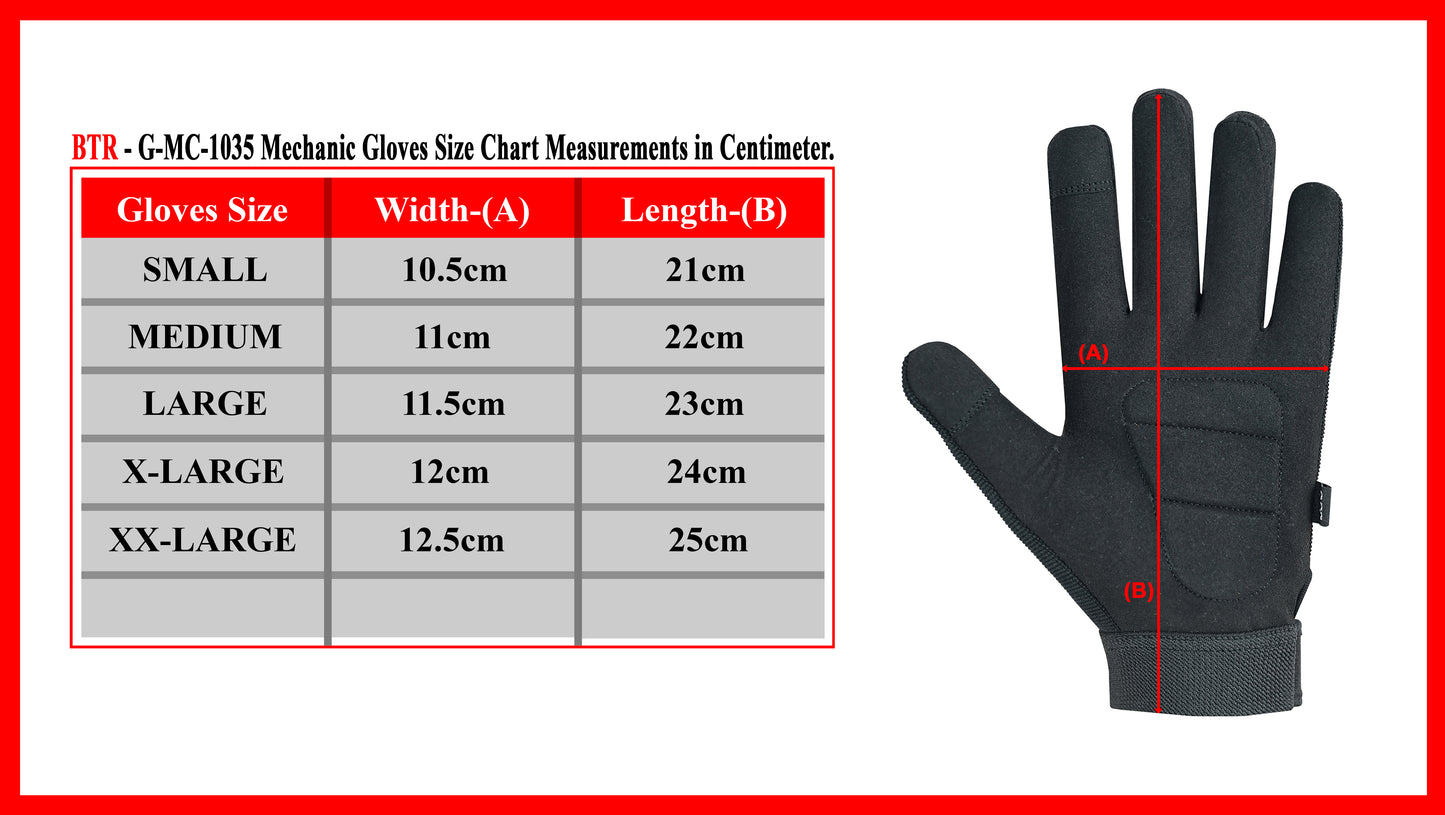 Mechanic Work Gloves Touchscreen Welding Power Tools Construction Heavy Duty Safety Work Gloves