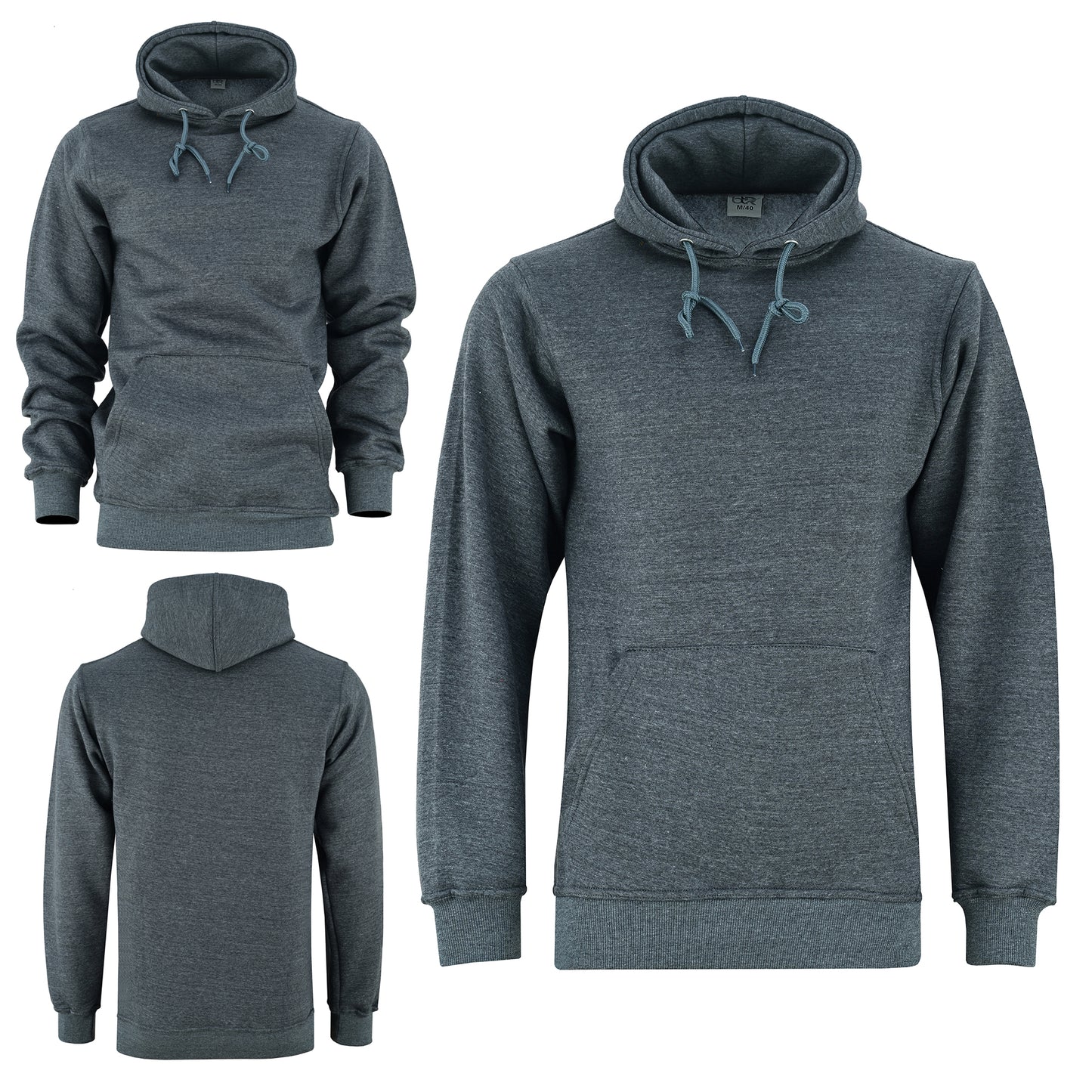 Men's Winter Fleece Hoodie - Warm Zipper Sweatshirt, Long Sleeve Hooded Jacket with Pockets, Cozy Casual Pullover