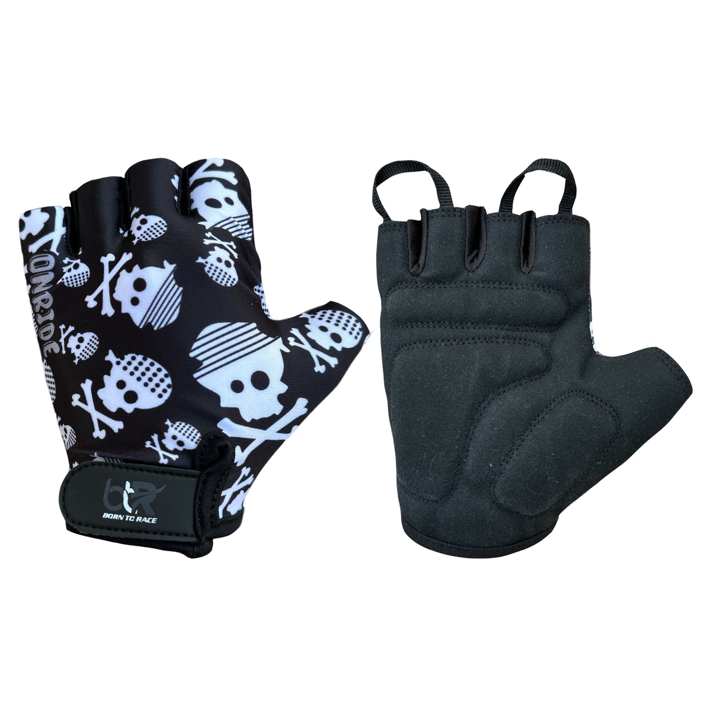 Kids Gloves For Cycling - Toddler Gloves With Enhanced Grip, Safety Padding for Kids Bike Adventures, Breathable and Durable Design New For Boys & Girls, Ages 3-12, Easy to Wear