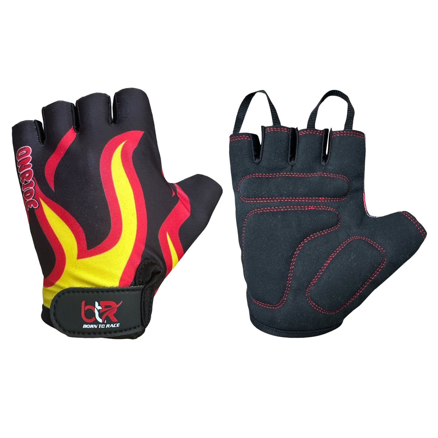 Kids Gloves For Cycling - Toddler Gloves With Enhanced Grip, Safety Padding for Kids Bike Adventures, Breathable and Durable Design New For Boys & Girls, Ages 3-12, Easy to Wear