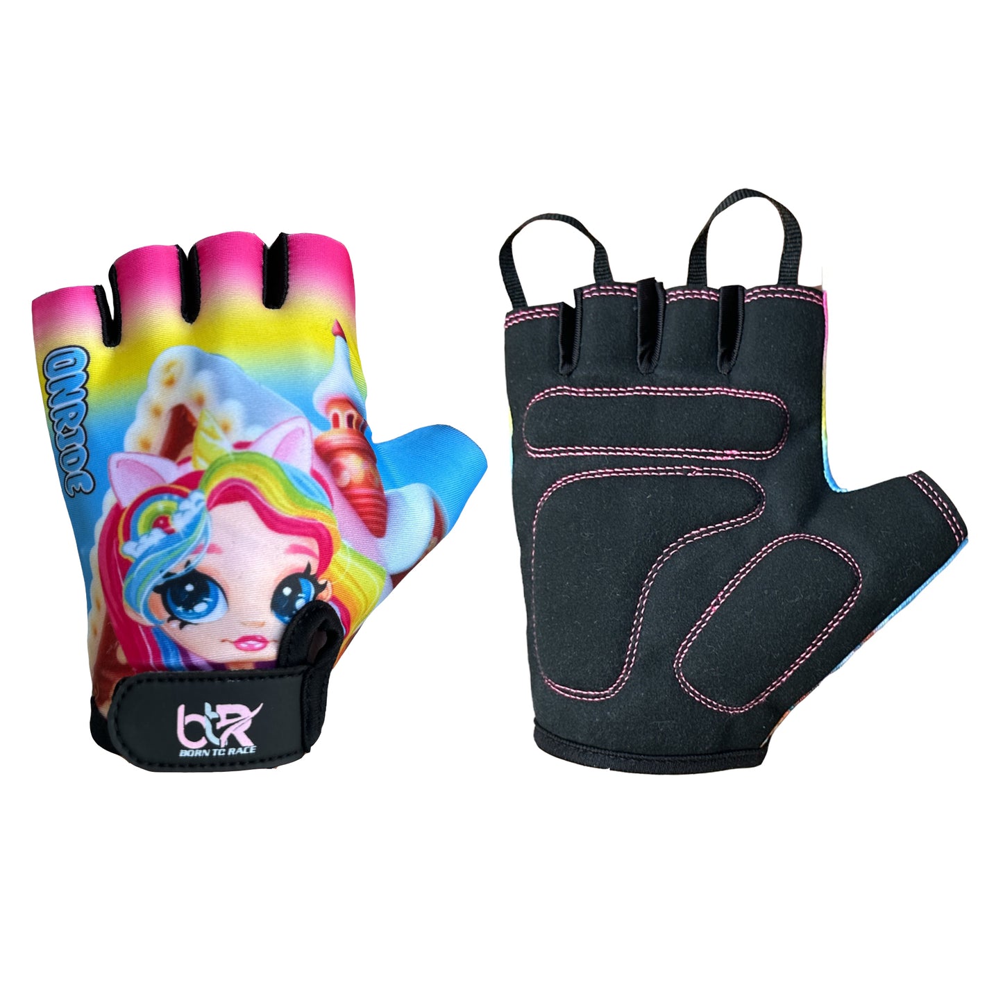 Kids Gloves For Cycling - Toddler Gloves With Enhanced Grip, Safety Padding for Kids Bike Adventures, Breathable and Durable Design New For Boys & Girls, Ages 3-12, Easy to Wear