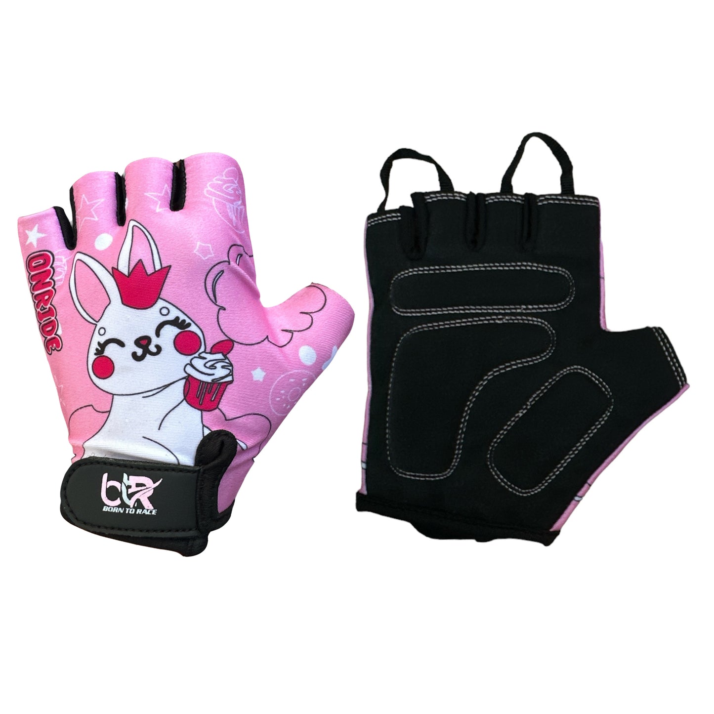Kids Gloves For Cycling - Toddler Gloves With Enhanced Grip, Safety Padding for Kids Bike Adventures, Breathable and Durable Design New For Boys & Girls, Ages 3-12, Easy to Wear
