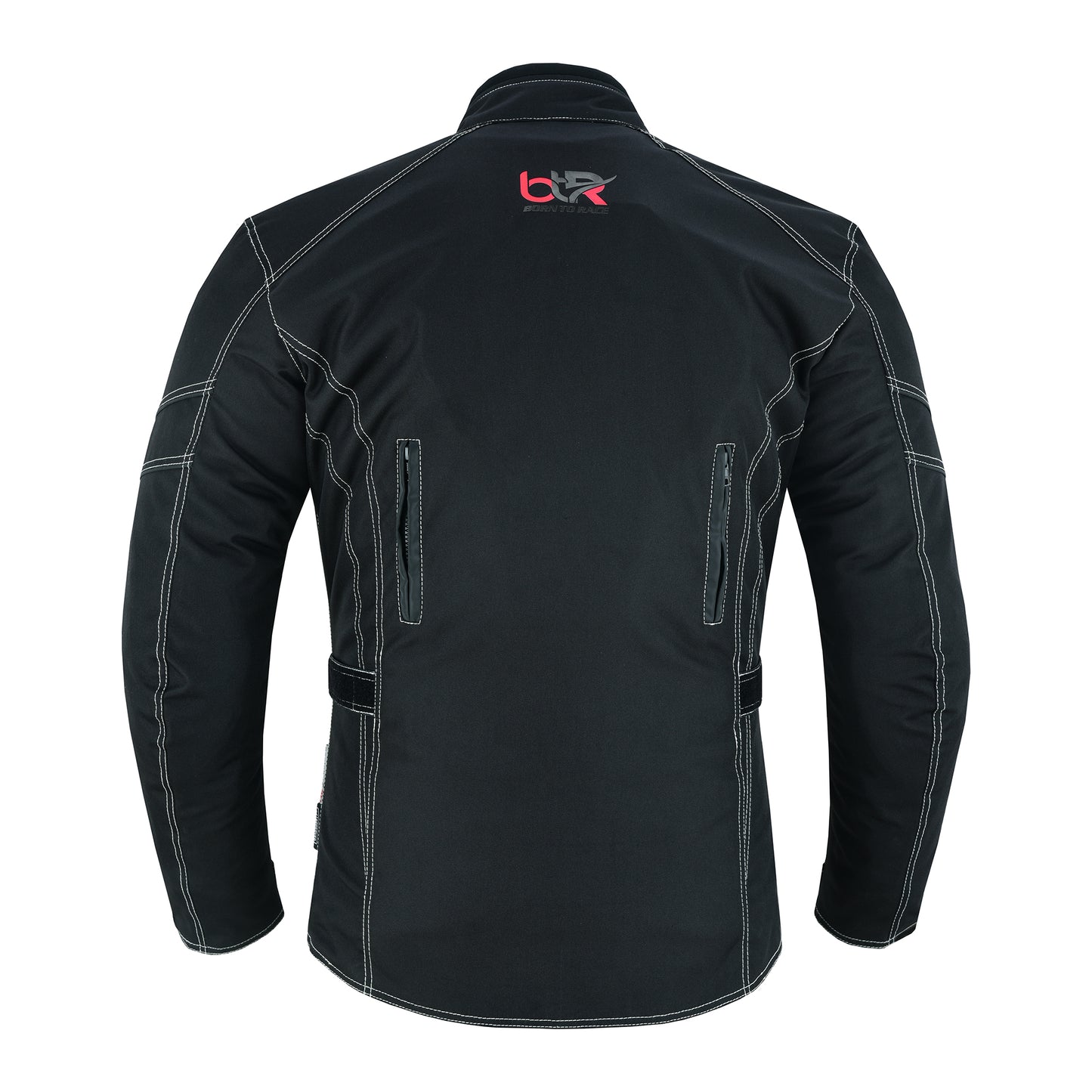 Men's Motorcycle Cordura Jacket – All-Weather 600D Textile with CE-Approved Armor, Waterproof, Windproof, and Thermal Lining, 3/4-Length Adventure Riding Jacket