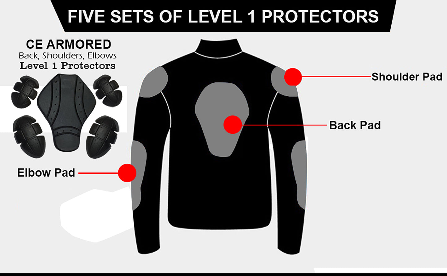 Men’s Premium Kevlar Biker Shirt with CE-Approved Armor