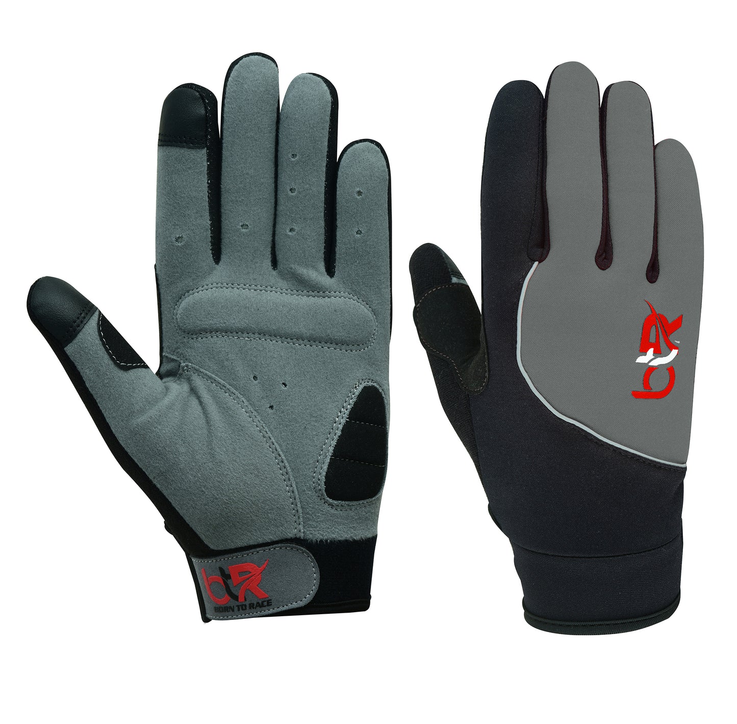 Cycling Gloves Padded Full Finger Mountain Bike Touch Screen Bicycle Lightweight MTB Gloves