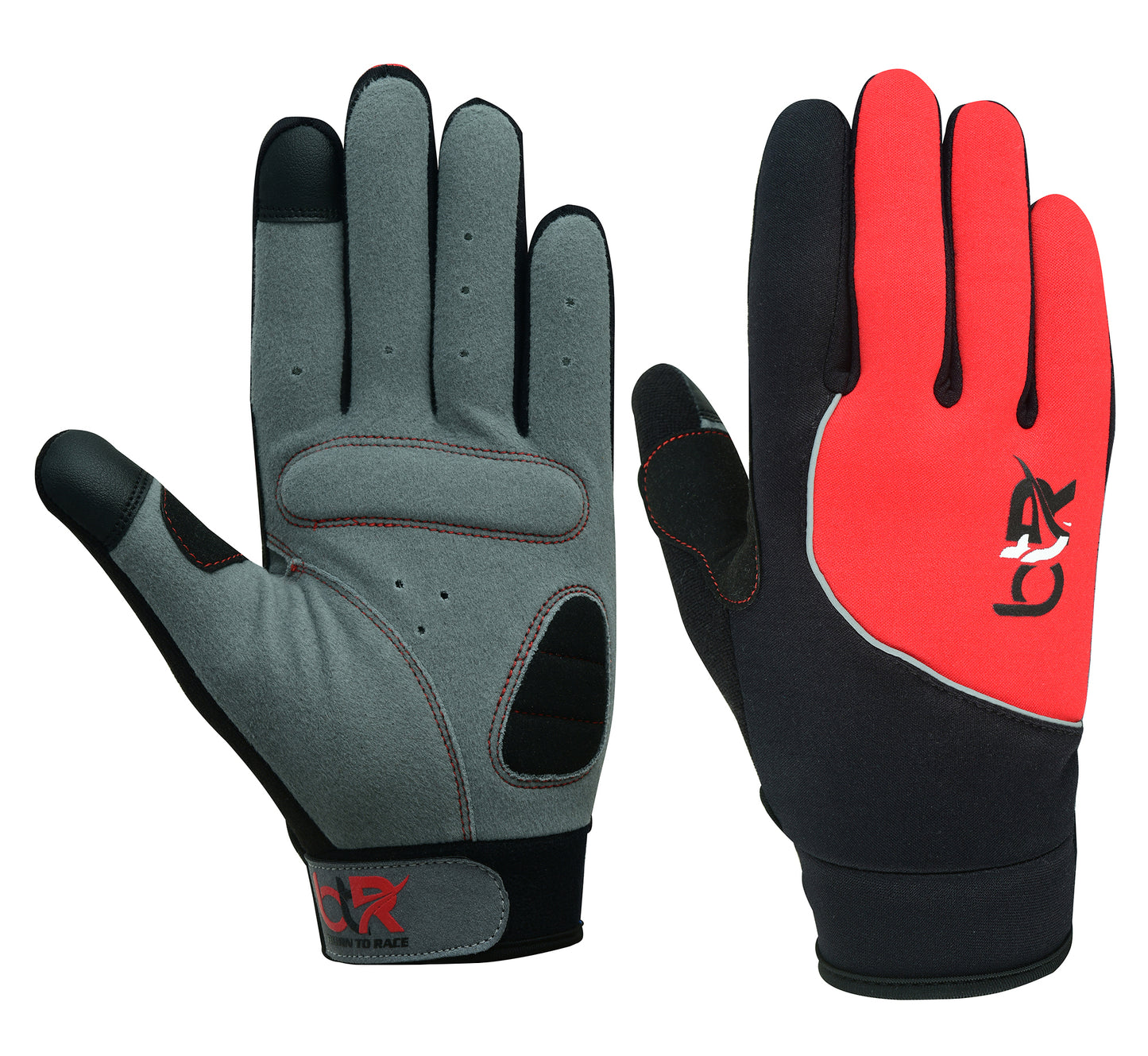 Cycling Gloves Padded Full Finger Mountain Bike Touch Screen Bicycle Lightweight MTB Gloves