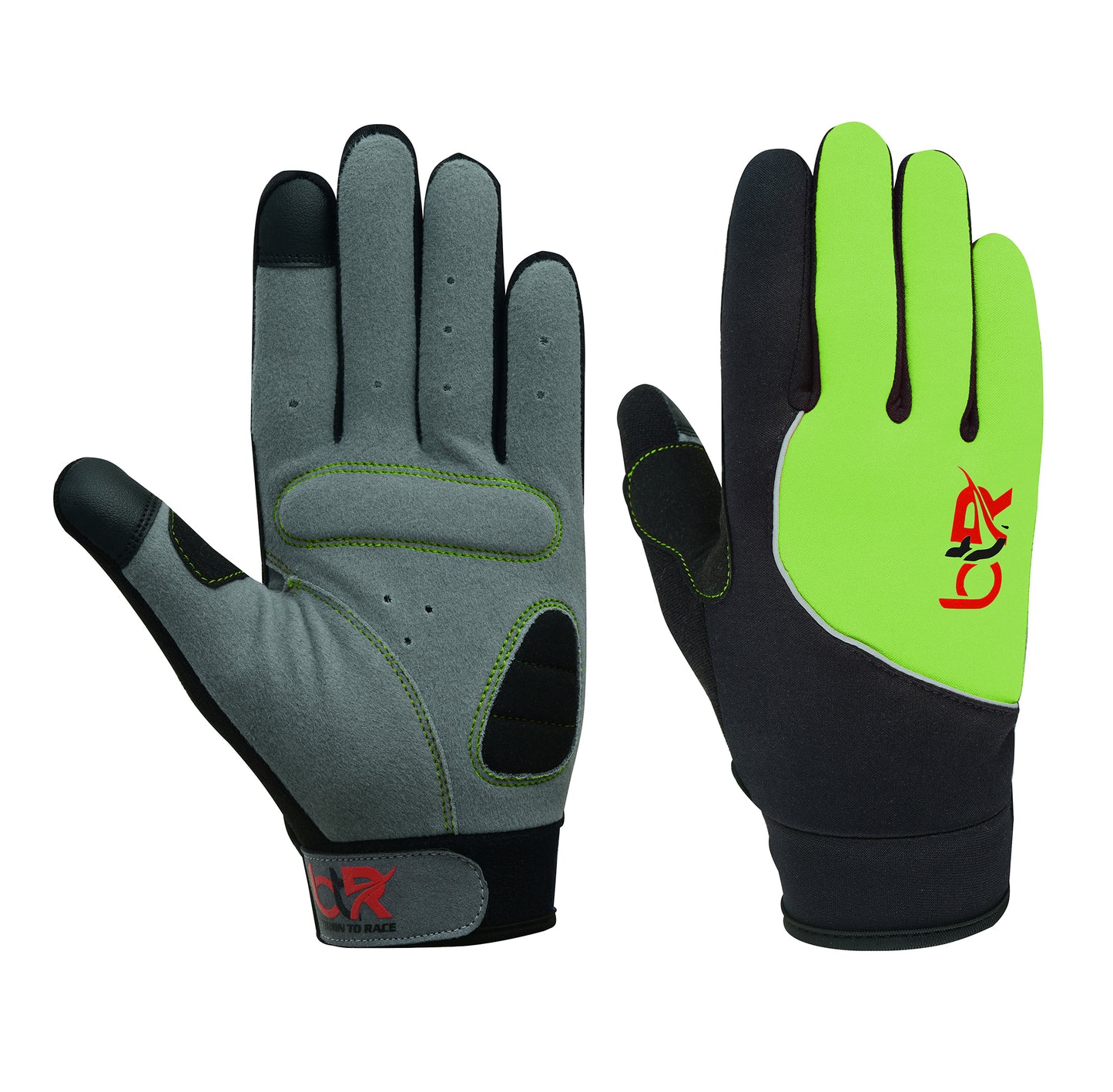 Cycling Gloves Padded Full Finger Mountain Bike Touch Screen Bicycle Lightweight MTB Gloves