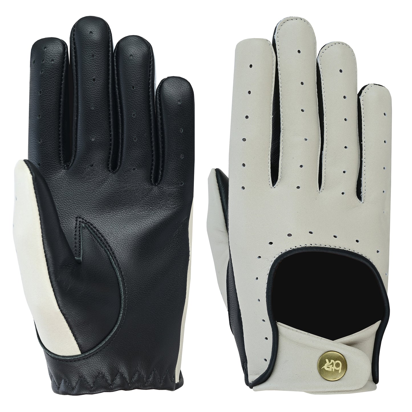 Women Ladies Leather Driving Gloves