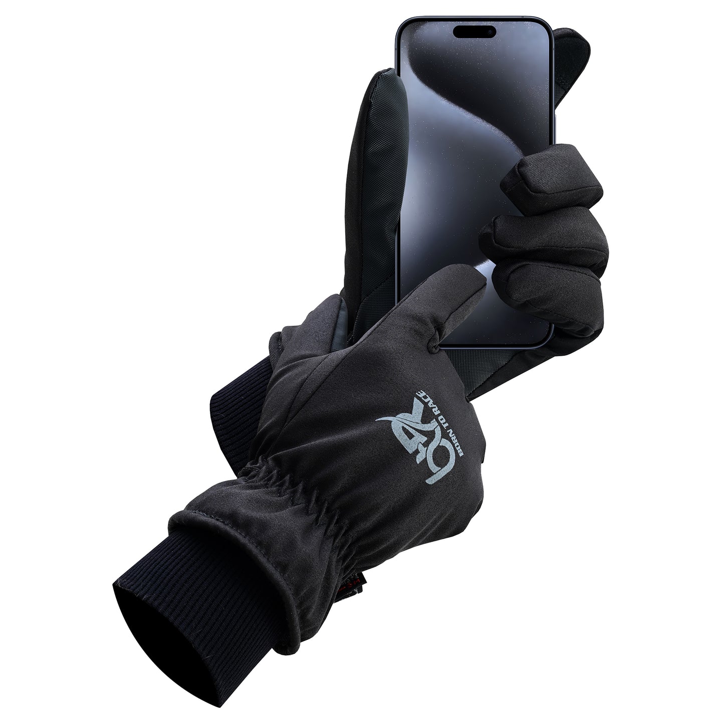 Men's & Women's Waterproof Winter Gloves - Touch Screen, Thinsulate Insulation, Windproof, Non-Slip Grippy Palm, Ideal for Cycling, Motorcycle, Hiking & Skiing | All-Weather Thermal Gloves