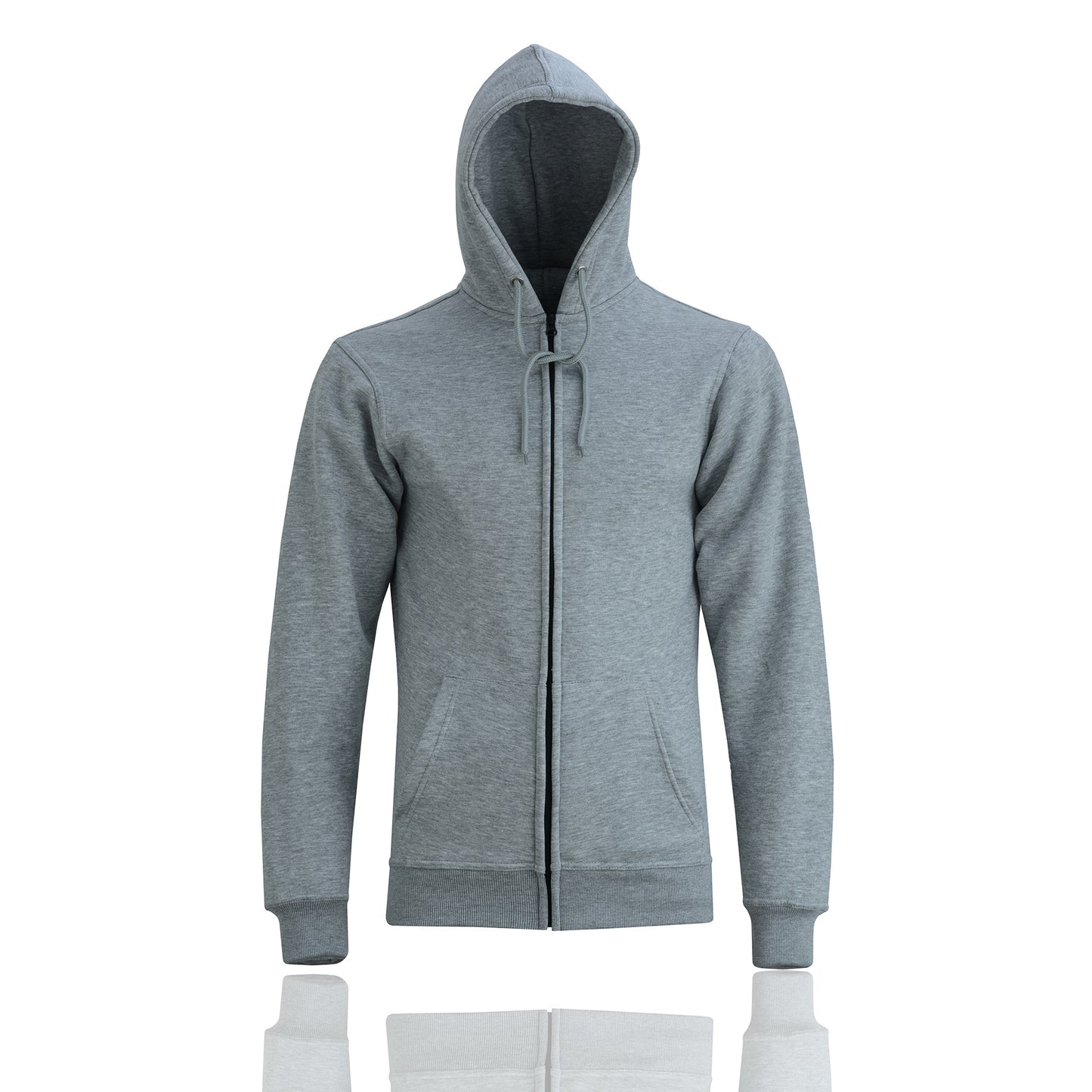 Men's Winter Fleece Hoodie - Warm Zipper Sweatshirt, Long Sleeve Hooded Jacket with Pockets, Cozy Casual Zipper