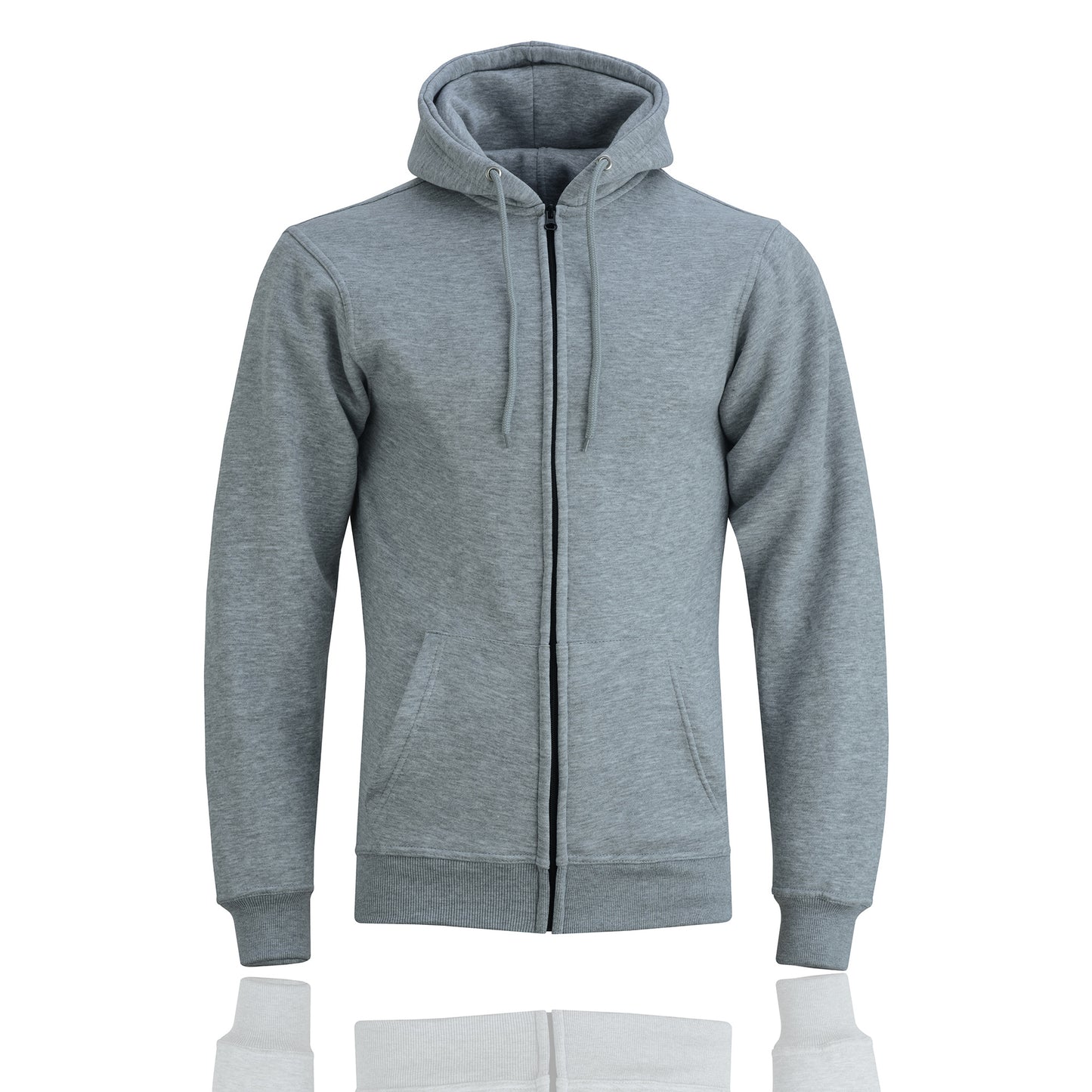 Men's Winter Fleece Hoodie - Warm Zipper Sweatshirt, Long Sleeve Hooded Jacket with Pockets, Cozy Casual Zipper
