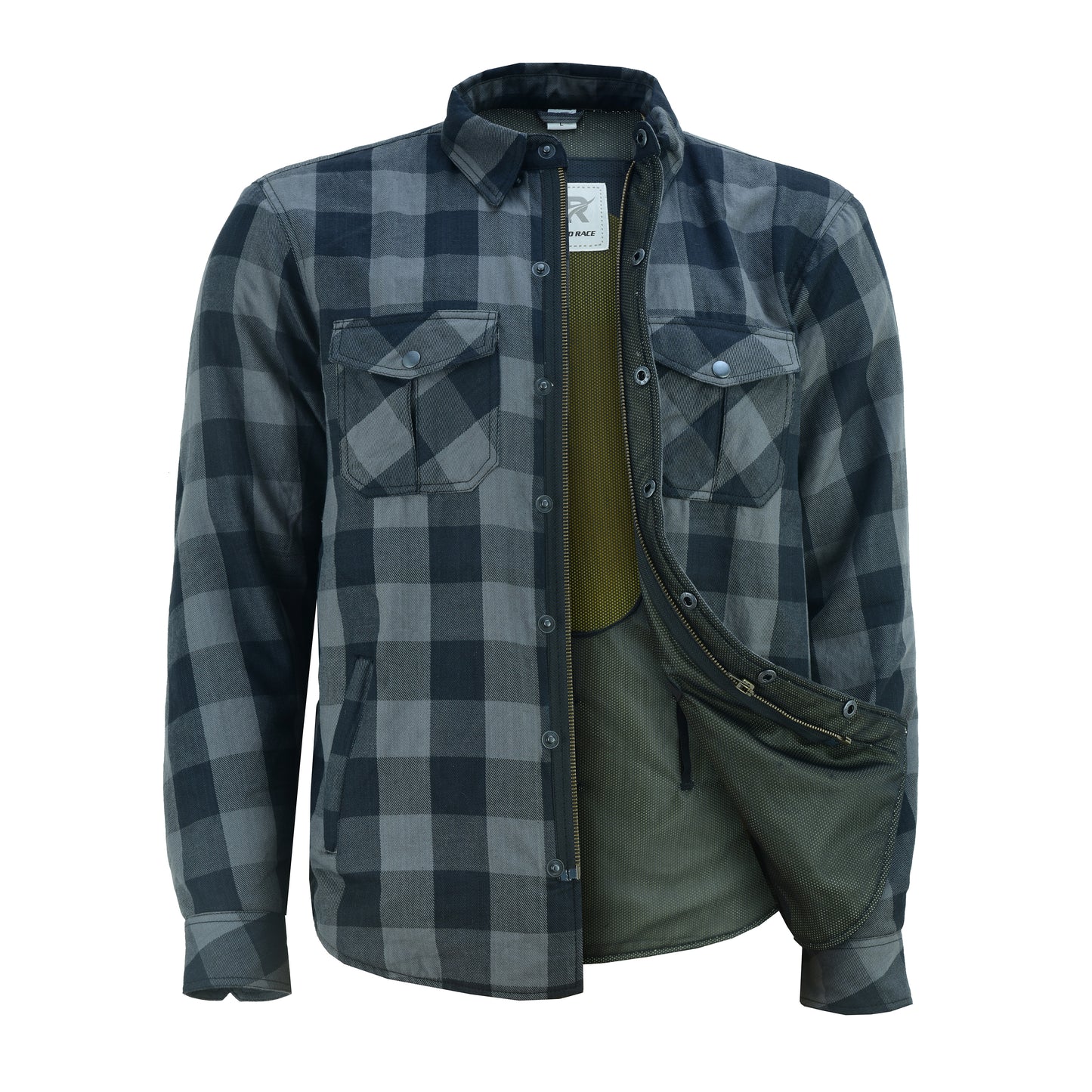 Men’s Premium Kevlar Biker Shirt with CE-Approved Armor
