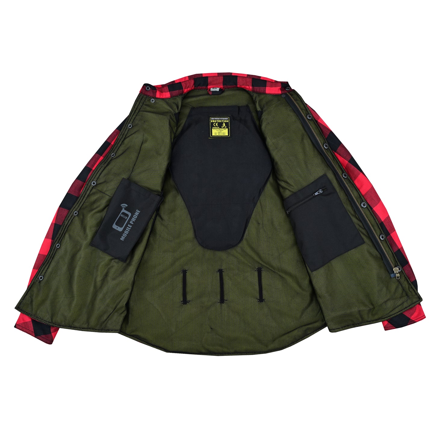 Men’s Premium Kevlar Biker Shirt with CE-Approved Armor