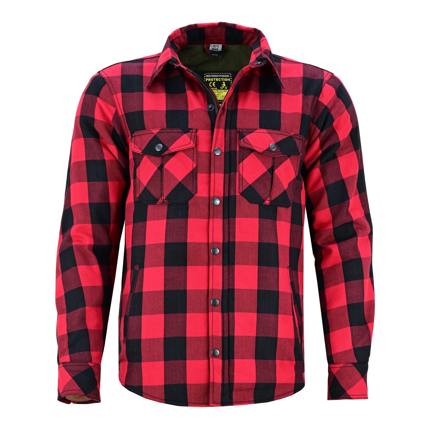 Men’s Premium Kevlar Biker Shirt with CE-Approved Armor