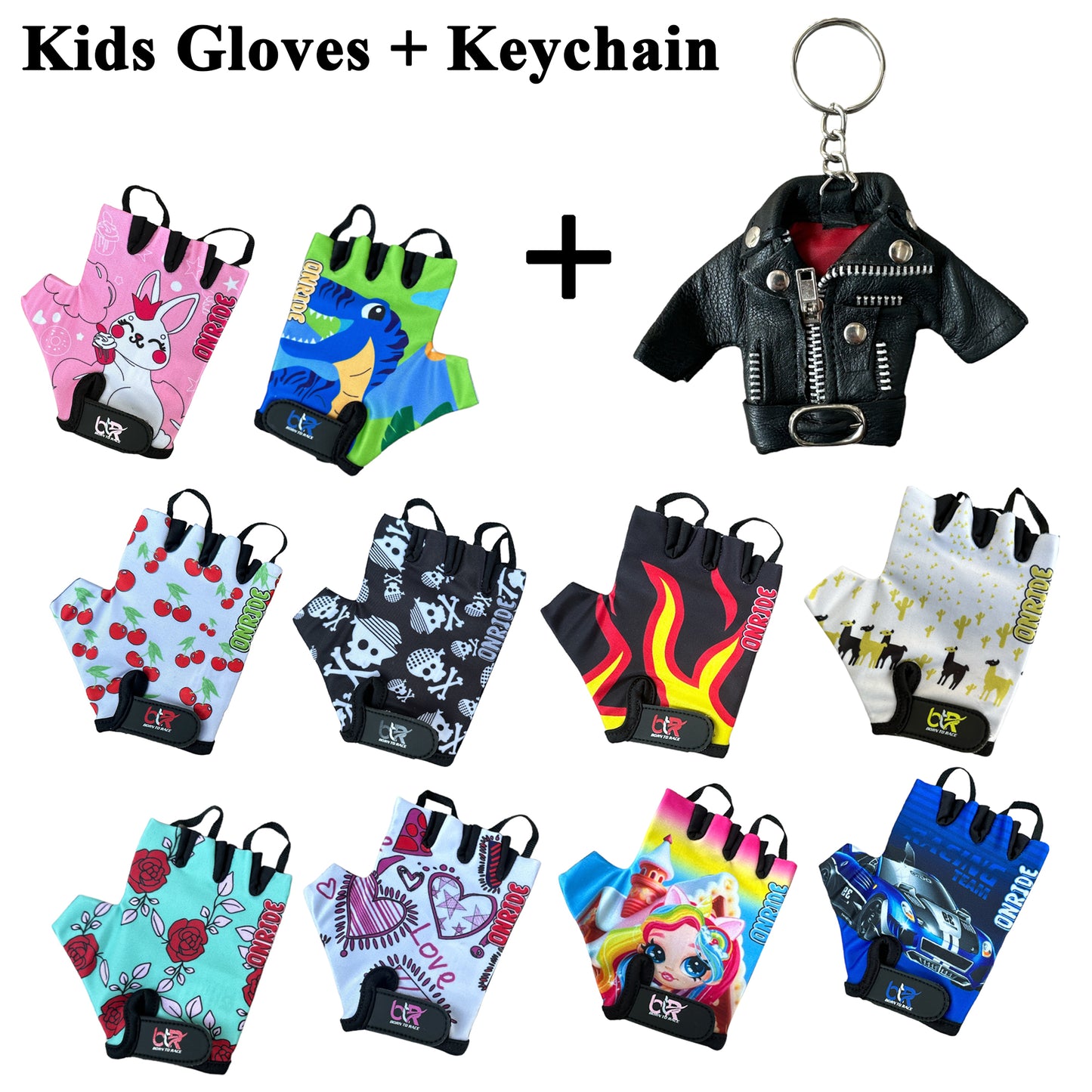 Kids Gloves + Keychain