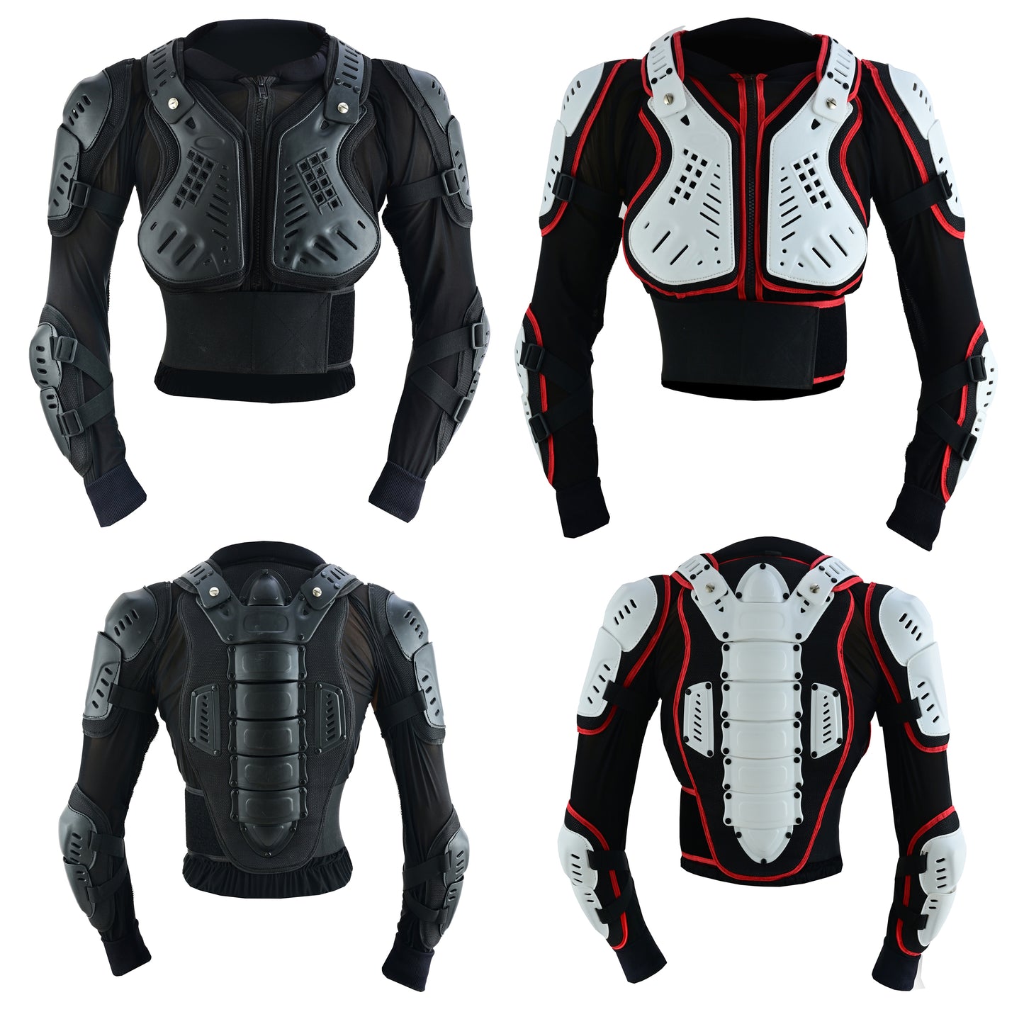 Kids Children Boys Girls Motorcycle Body Armour Jacket Dirt Bike Back Spine Chest CE Approved Protection Jackets