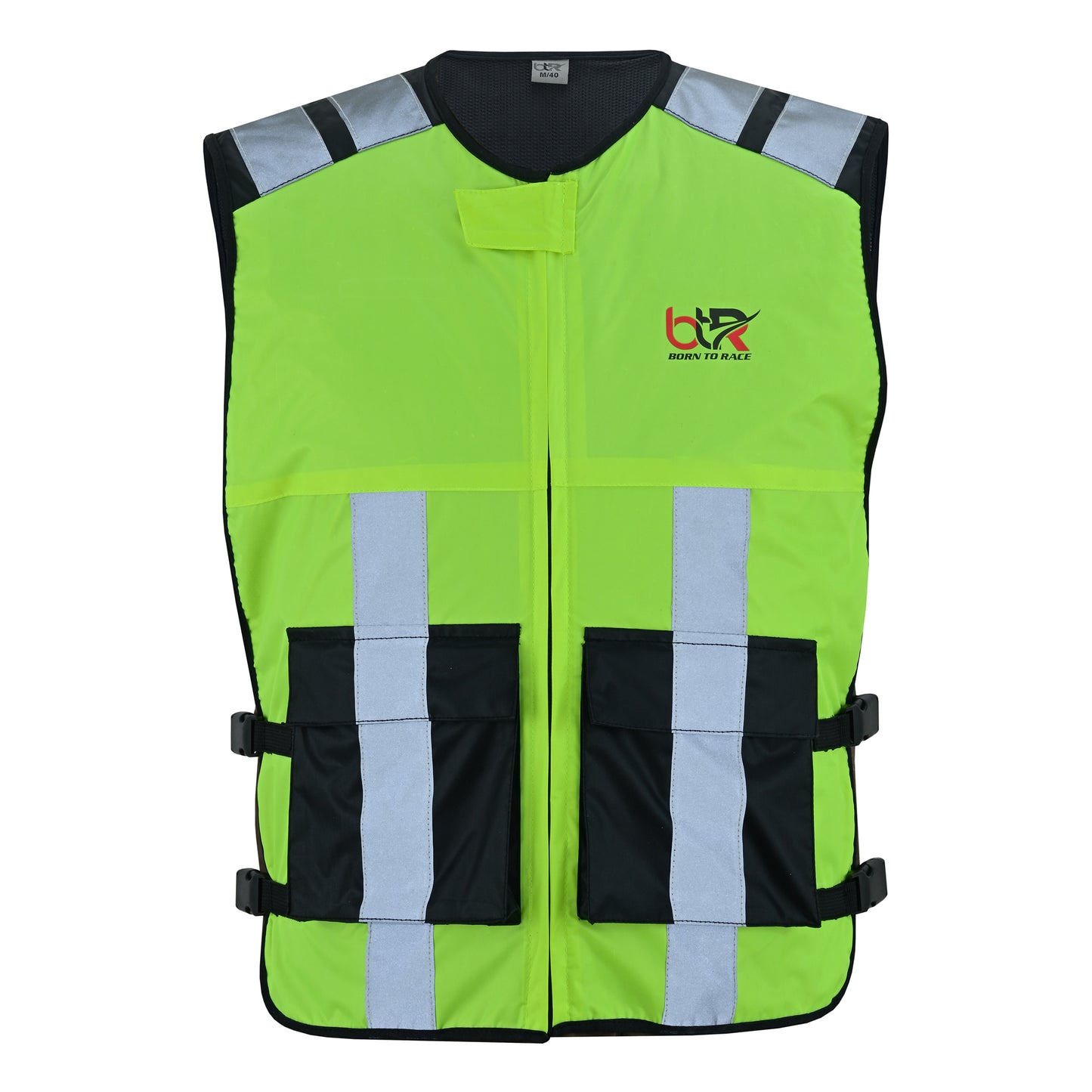 High Visibility Safety Vest for Men and Women – Reflective Work Vest with Zipper, Breathable Mesh Back Panel, Durable 100% Polyester, Ideal for Construction, Security, and Outdoor Work Hi Viz
