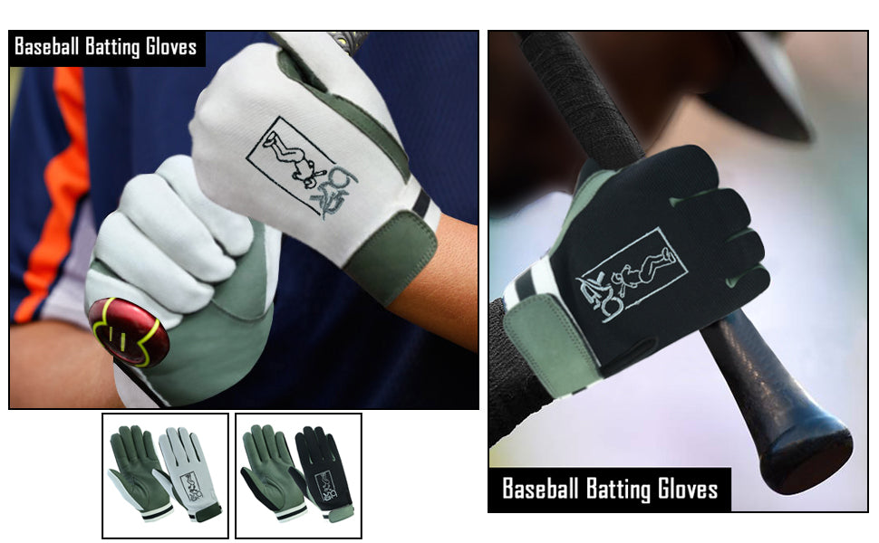 Baseball Batting Gloves Full Finger Light Weight Arm/Wrist Guard Protector Gloves Unisex