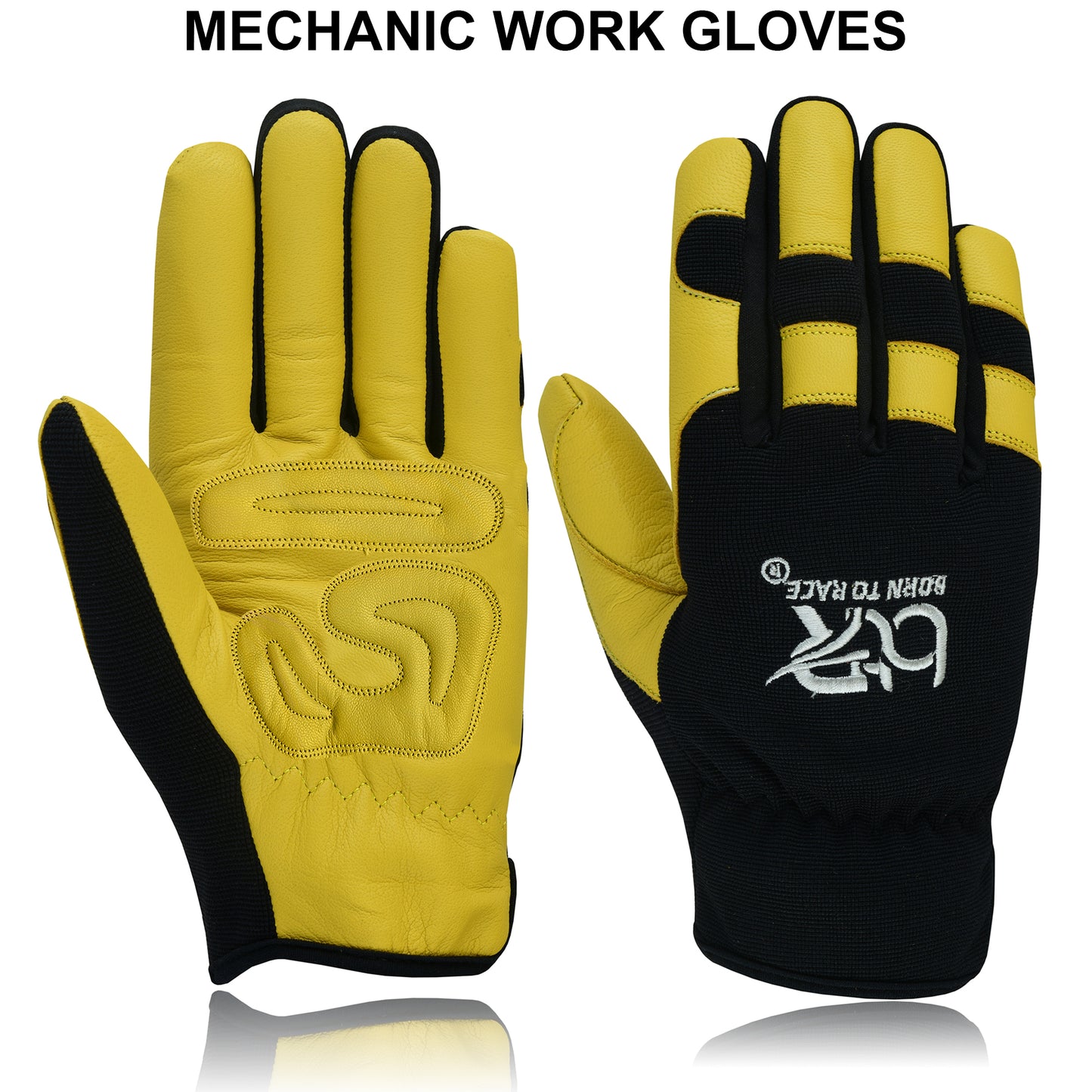 Safety Work Gloves Heavy Duty Genuine Goat Leather Gloves