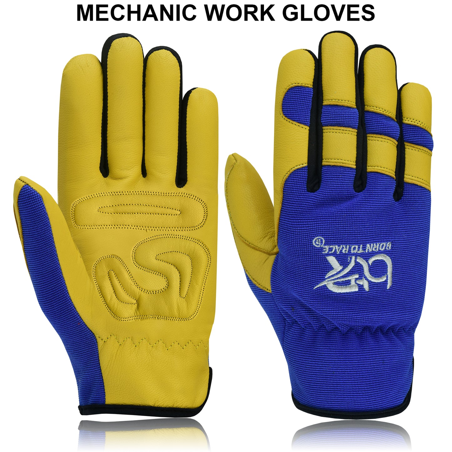 Safety Work Gloves Heavy Duty Genuine Goat Leather Gloves
