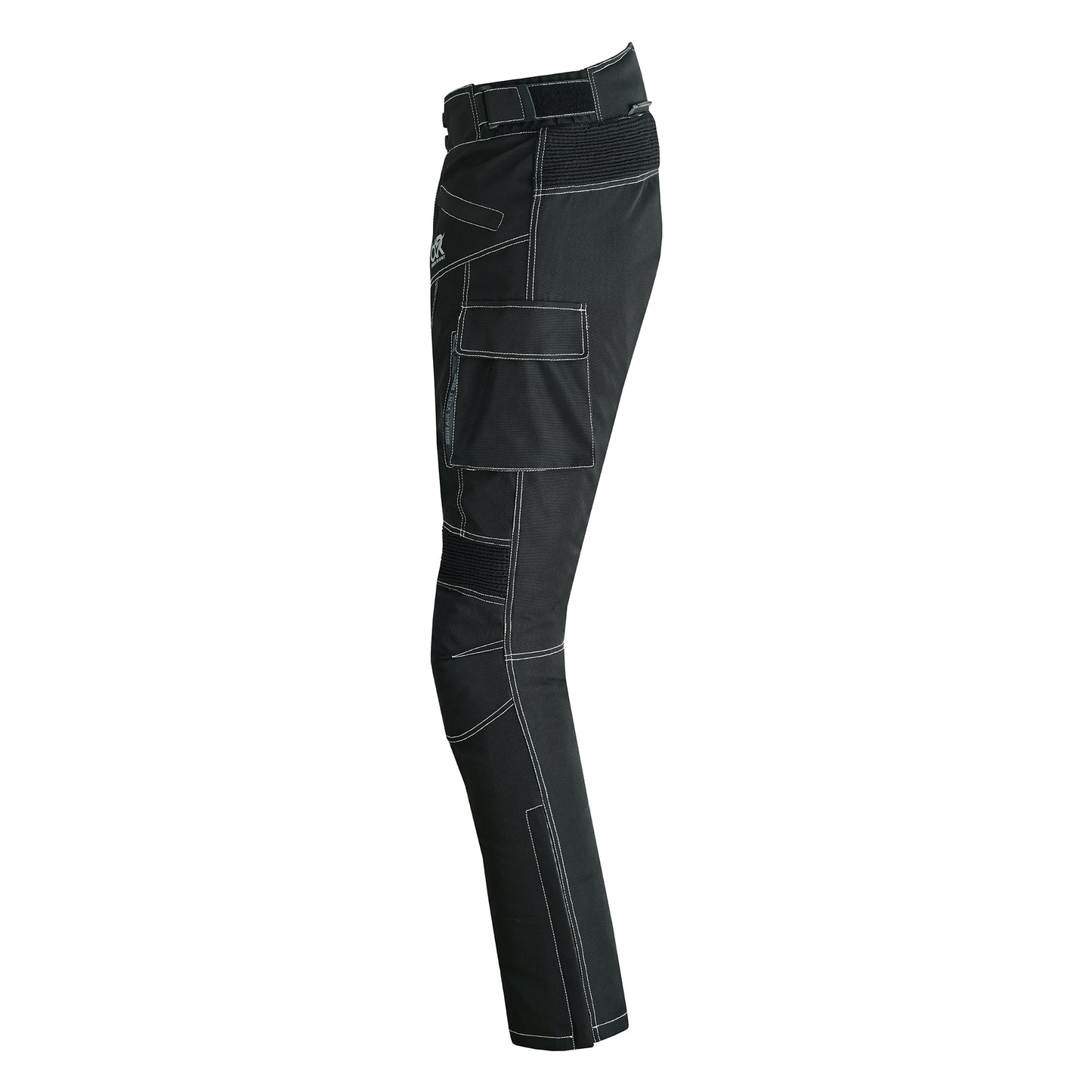 Mens Motorcycle Waterproof Textile Cordura Trouser Black