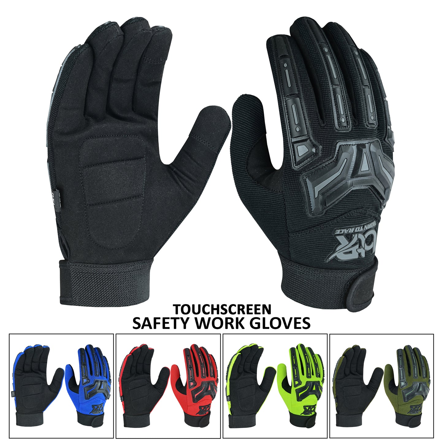 Mechanic Work Gloves Touchscreen Welding Power Tools Construction Heavy Duty Safety Work Gloves