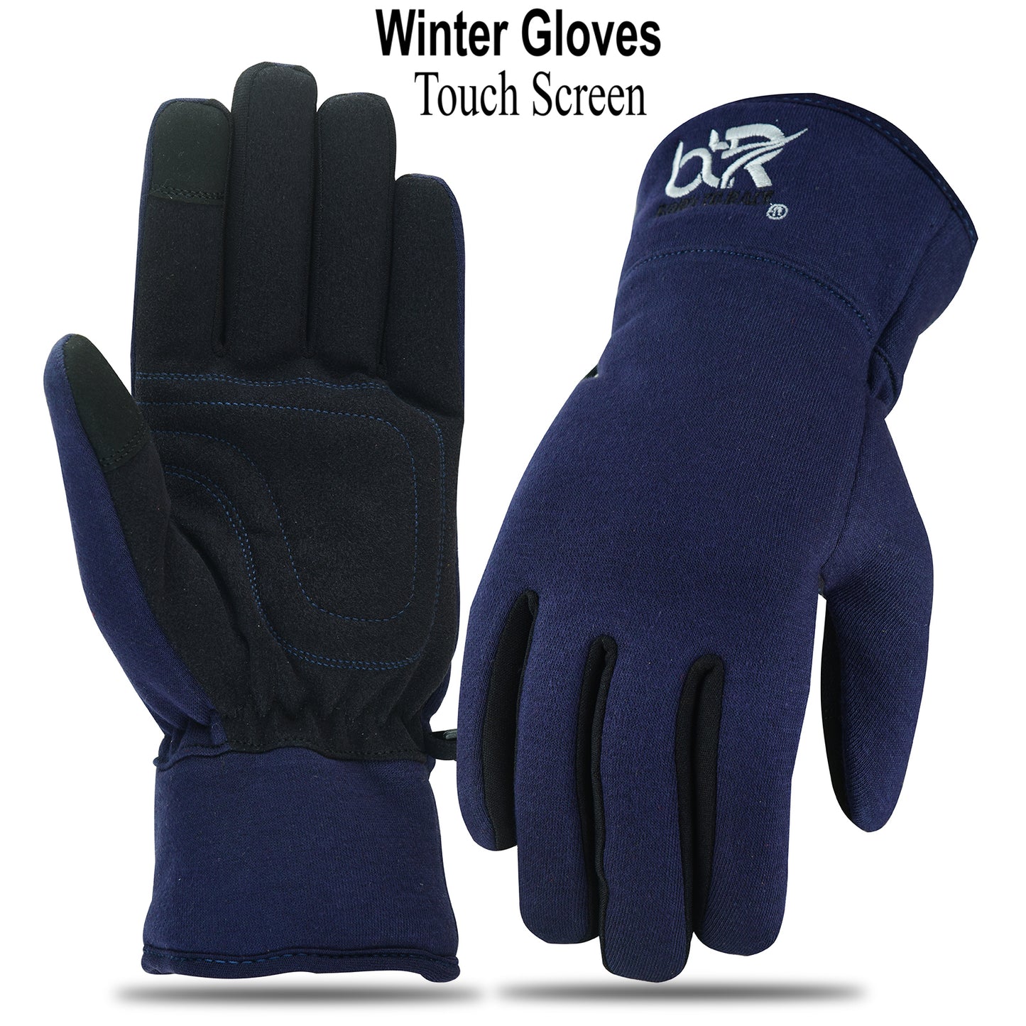 Winter Cycling Gloves for Men and Women | Waterproof Fleece Gloves with Touch Screen Technology | Ideal for Running, Driving, Hiking, and Outdoor Sports | Warm Full-Finger Gloves with Non-Slip Grip