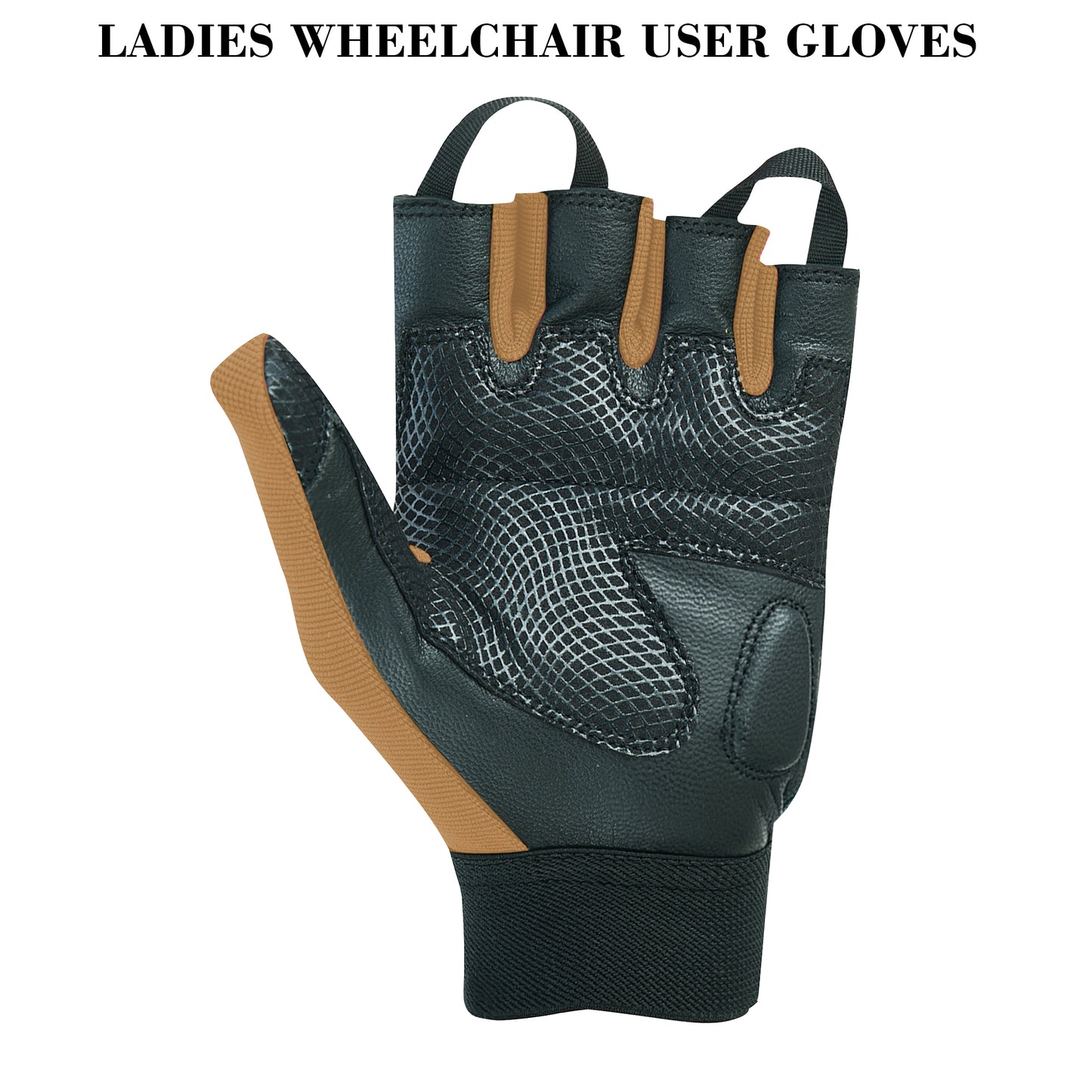 Women Ladies Wheelchair Gloves – Full Thumb Mobility Gloves for Active Lifestyles and Intense Sports, Boosting Comfort and Performance