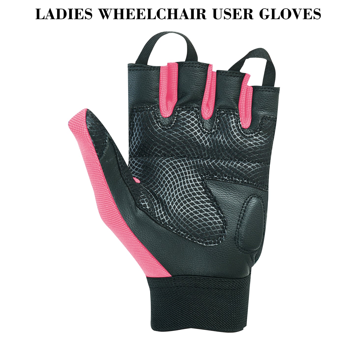 Women Ladies Wheelchair Gloves – Full Thumb Mobility Gloves for Active Lifestyles and Intense Sports, Boosting Comfort and Performance