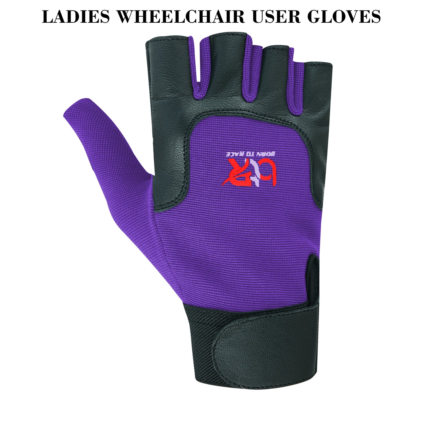 Women Ladies Wheelchair Gloves – Full Thumb Mobility Gloves for Active Lifestyles and Intense Sports, Boosting Comfort and Performance