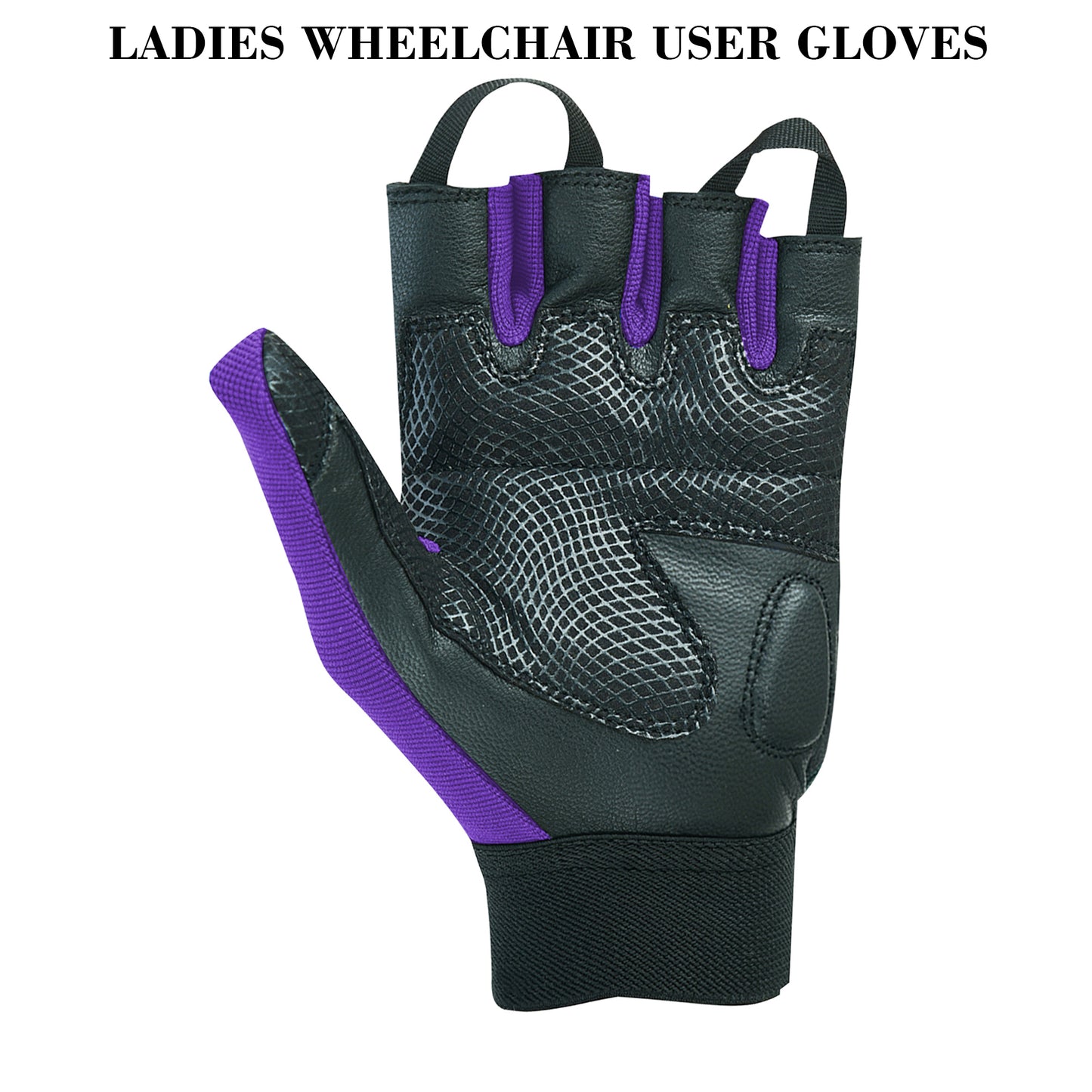 Women Ladies Wheelchair Gloves – Full Thumb Mobility Gloves for Active Lifestyles and Intense Sports, Boosting Comfort and Performance