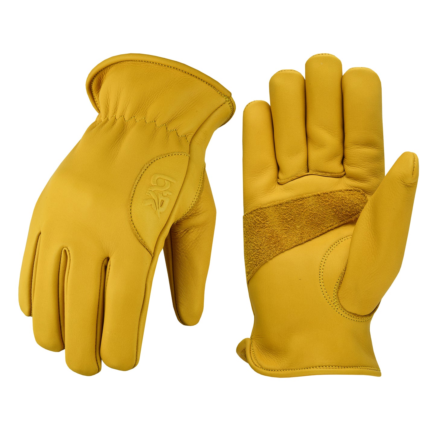 Work Gloves Cowhide Leather, Construction,Hand Tools, Driving,Forest Gardening Heavy Duty Work Safety Gloves