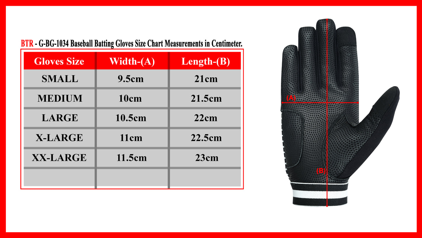 Touch Screen Baseball Batting Gloves - Lightweight, Durable, with Arm/Wrist Guard Protection - Unisex Design for Men & Women