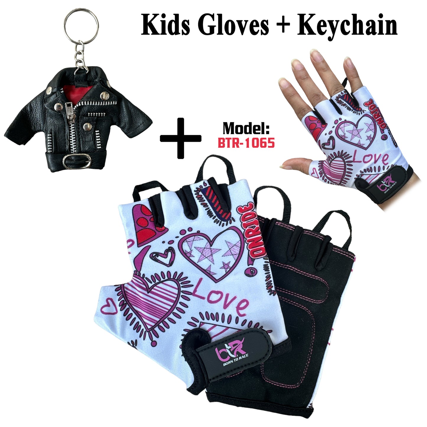 Kids Gloves + Keychain