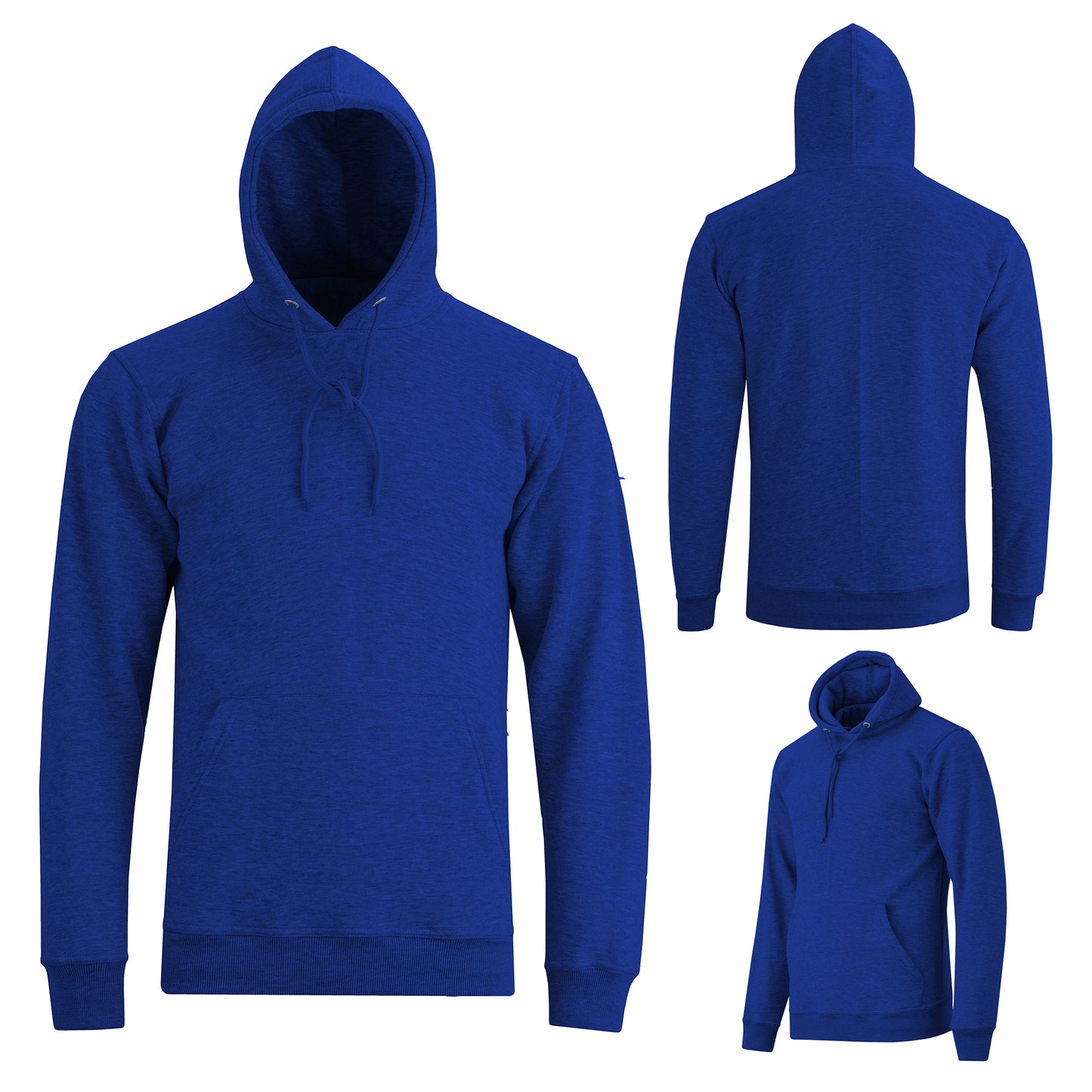 Men's Winter Fleece Hoodie - Warm Zipper Sweatshirt, Long Sleeve Hooded Jacket with Pockets, Cozy Casual Pullover