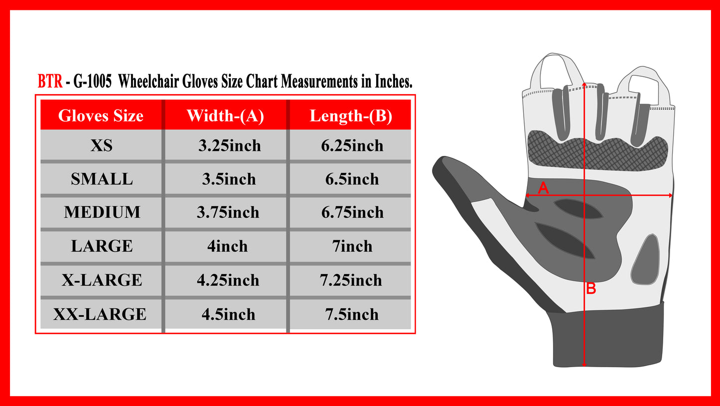 Wheelchair Gloves for Men and Women