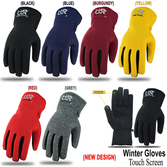 Winter Cycling Gloves for Men and Women | Waterproof Fleece Gloves with Touch Screen Technology | Ideal for Running, Driving, Hiking, and Outdoor Sports | Warm Full-Finger Gloves with Non-Slip Grip