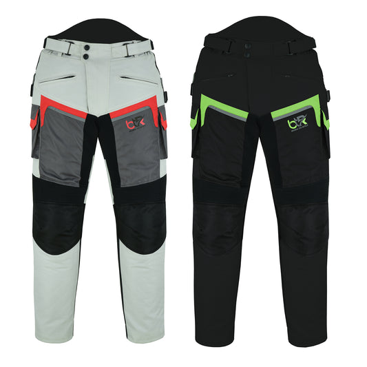 Men’s Motorcycle Waterproof Textile Cordura Trousers CE Approved Protection Riding Motorbike Trouser Pants