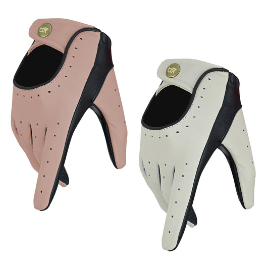 Women Ladies Leather Driving Gloves