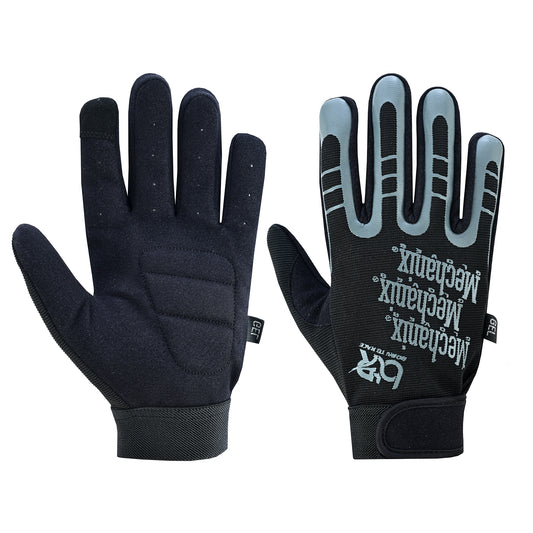 Heavy Duty Mechanic Work Gloves for Men - Tactical, Touchscreen Safety Gloves for Construction, Welding, and Power Tools | Durable, Breathable, Anti-Slip Grip, and Windproof Design