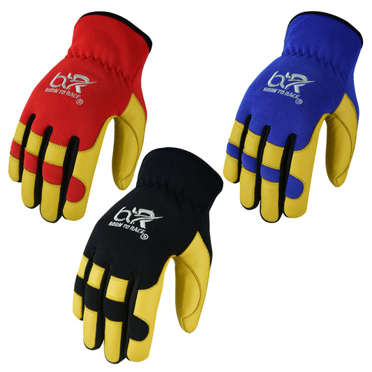 Safety Work Gloves Heavy Duty Genuine Goat Leather Gloves